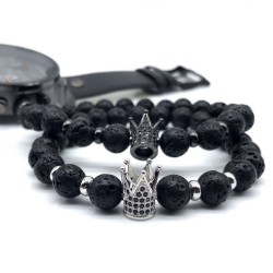 Imperial Crown Charm Bracelet