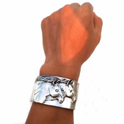 Horse Metal Cuff Bracelet