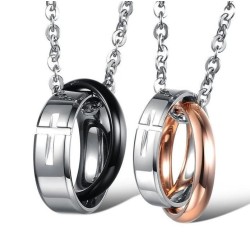 Couples Cross Ring Pendant...