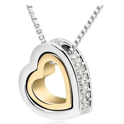 Double Heart Necklace