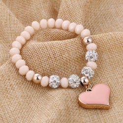 Heart Pendant Bracelets